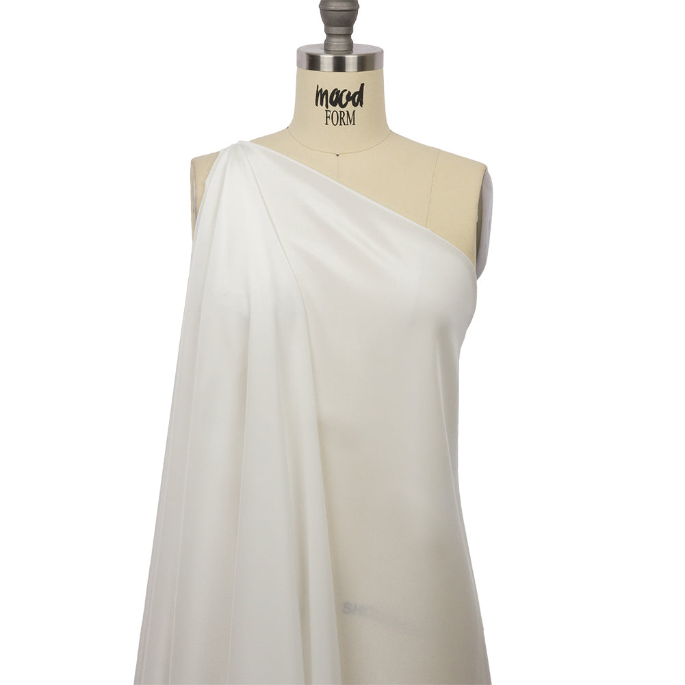 Silk Crepe de Chine - Whisper White - Premium Collection - Drape