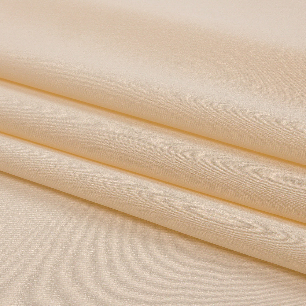 Silk Crepe de Chine - Tapioca - Premium Collection - Folded