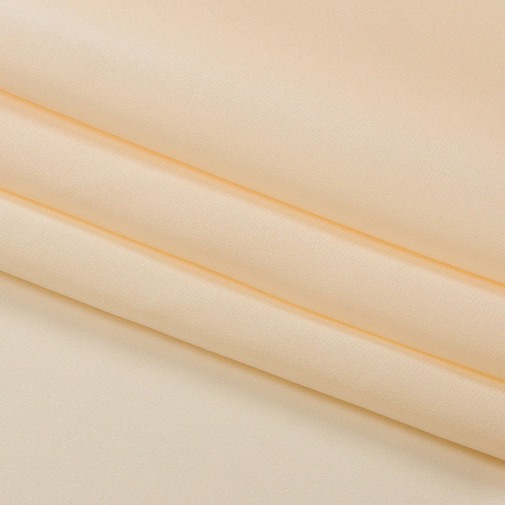 Silk Crepe de Chine - Pale Yellow - Premium Collection - Folded