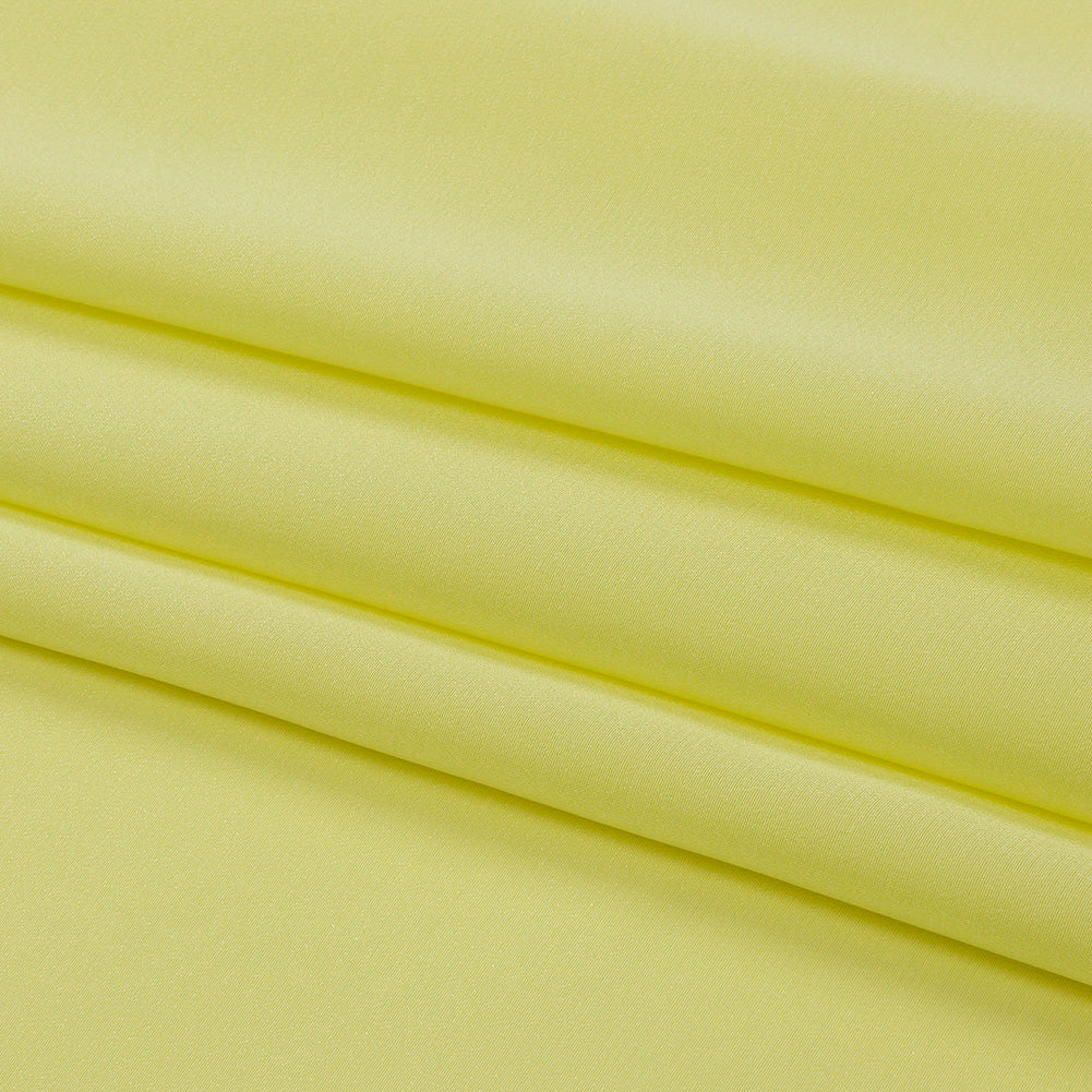 Silk Crepe de Chine - Sunny Lime - Premium Collection - Folded