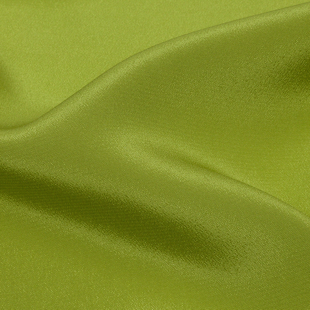Silk Crepe de Chine - Peridot Green - Premium Collection - Detail