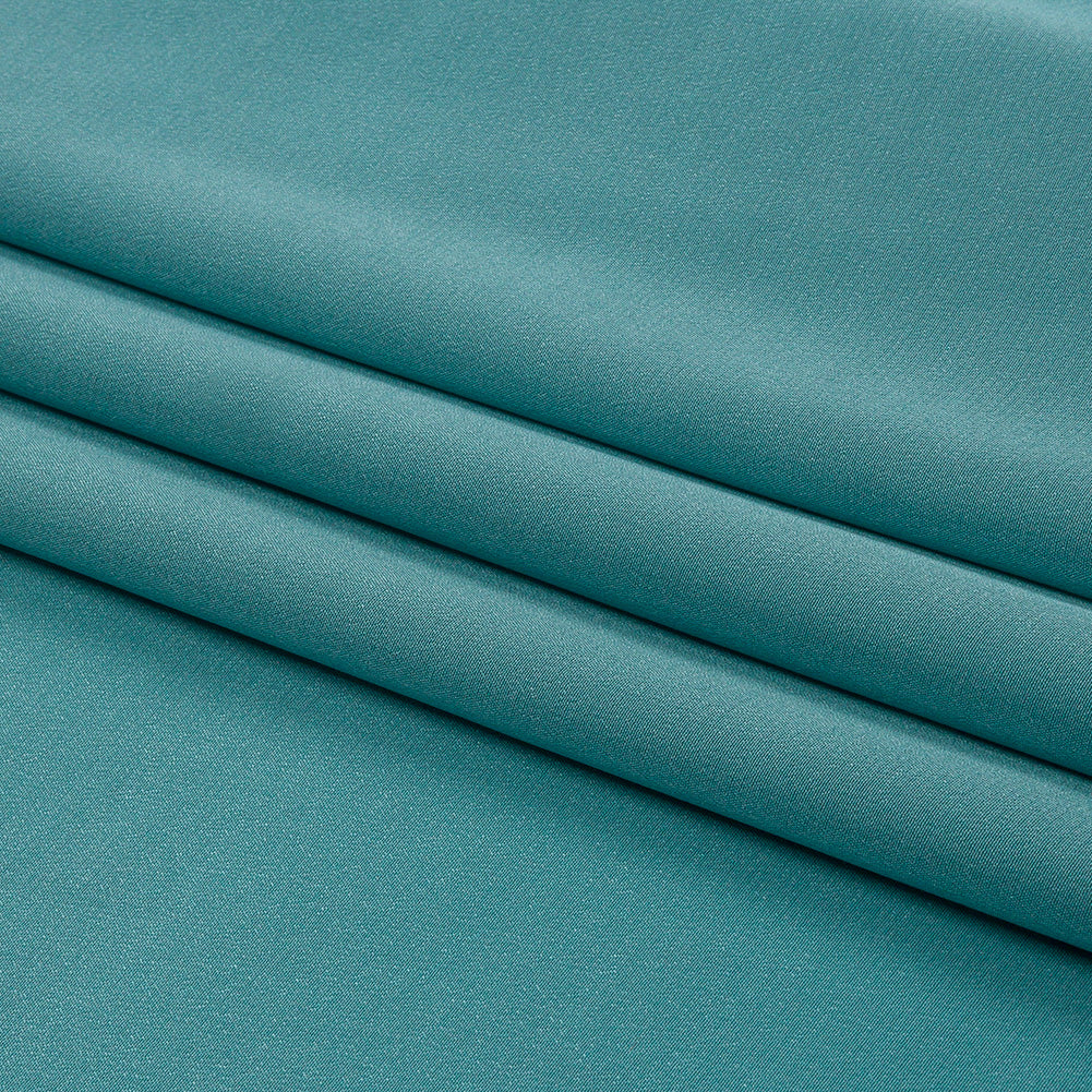 Silk Crepe de Chine - Colonial Blue - Premium Collection - Folded