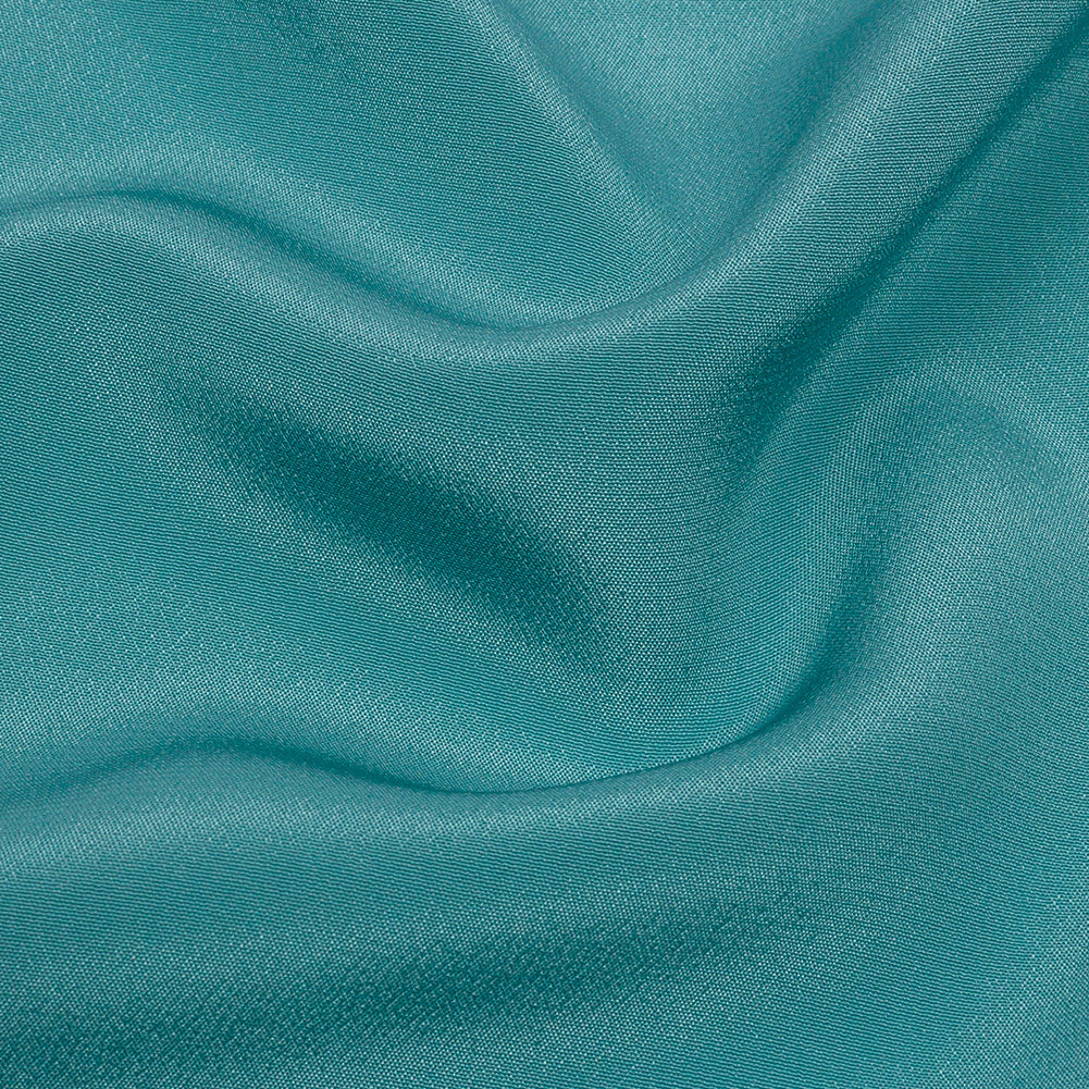 Silk Crepe de Chine - Colonial Blue - Premium Collection - Detail