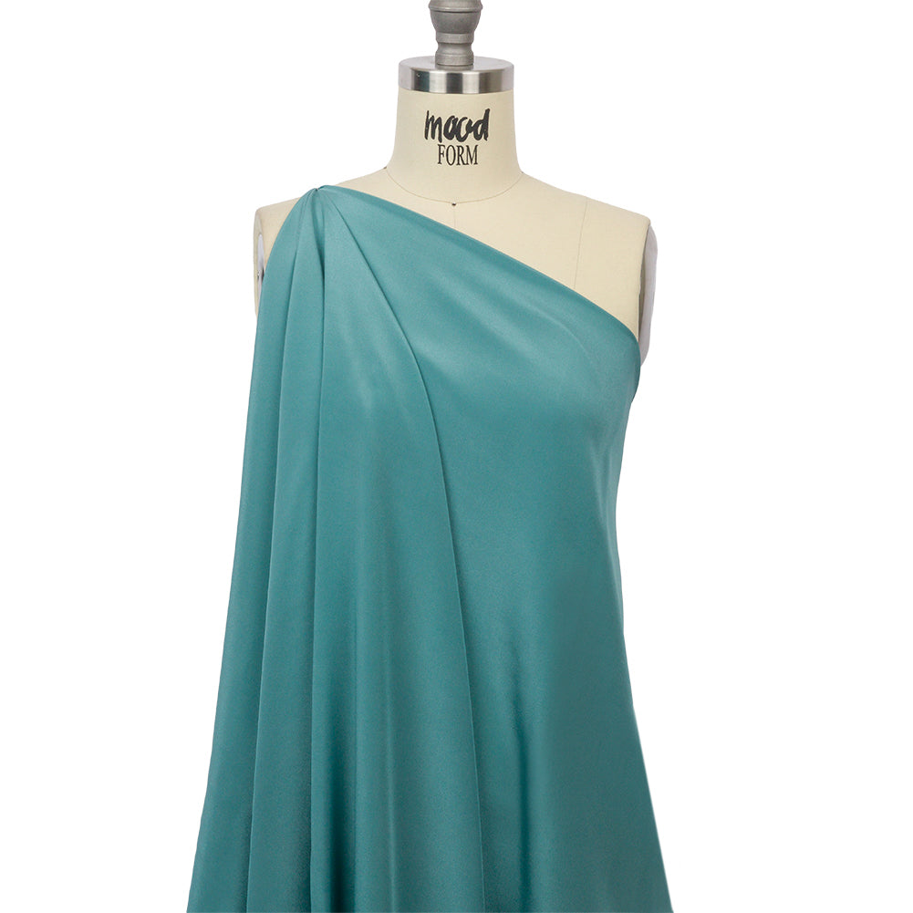 Silk Crepe de Chine - Colonial Blue - Premium Collection - Drape