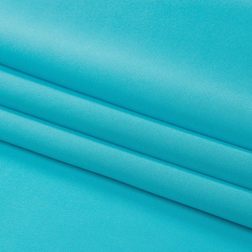 Silk Crepe de Chine - Angel Blue - Premium Collection - Folded