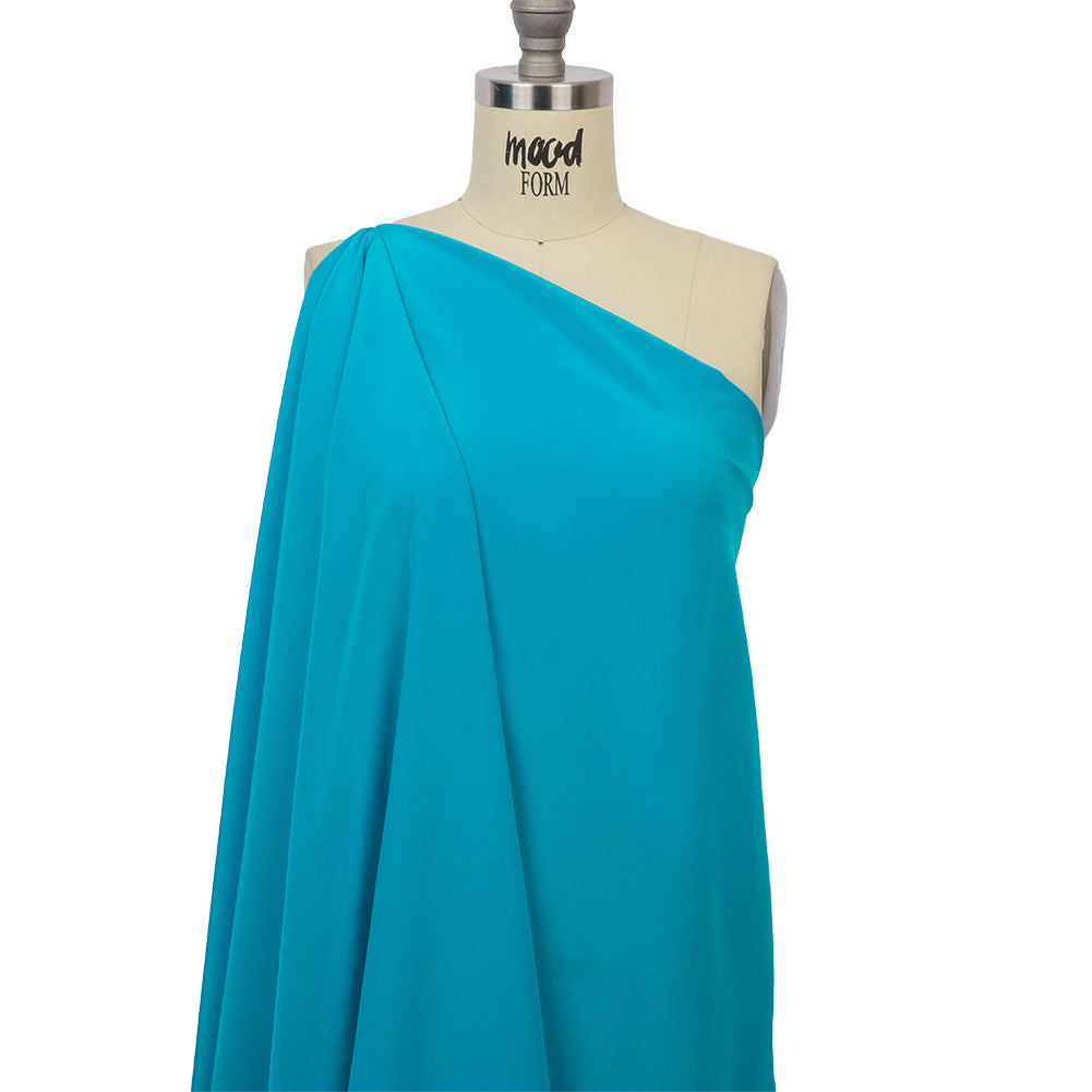 Silk Crepe de Chine - Horizon Blue - Premium Collection - Drape