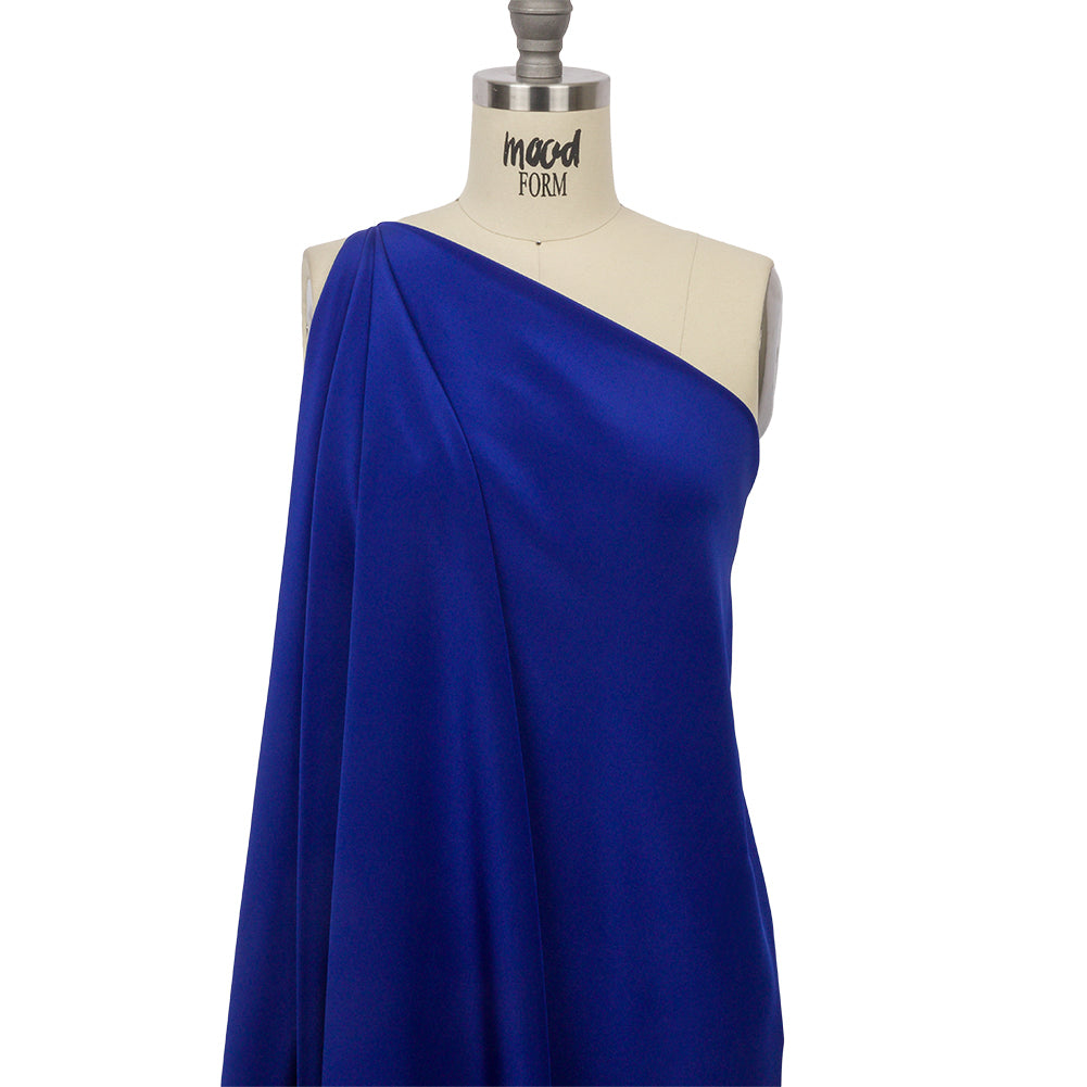 Silk Crepe de Chine - Mazarine Blue - Premium Collection - Drape