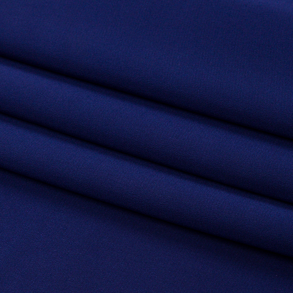Silk Crepe de Chine - Estate Blue - Premium Collection - Folded