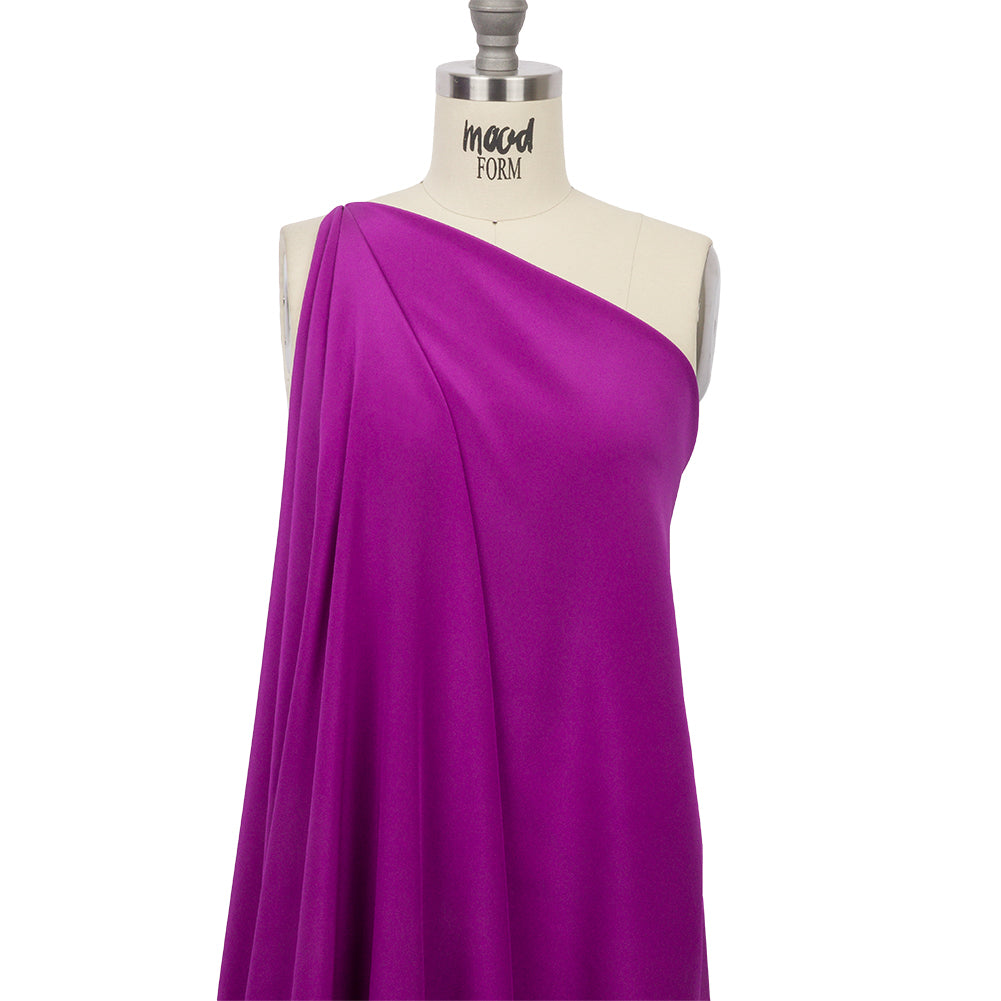 Silk Crepe de Chine - Sparkling Purple - Premium Collection - Drape