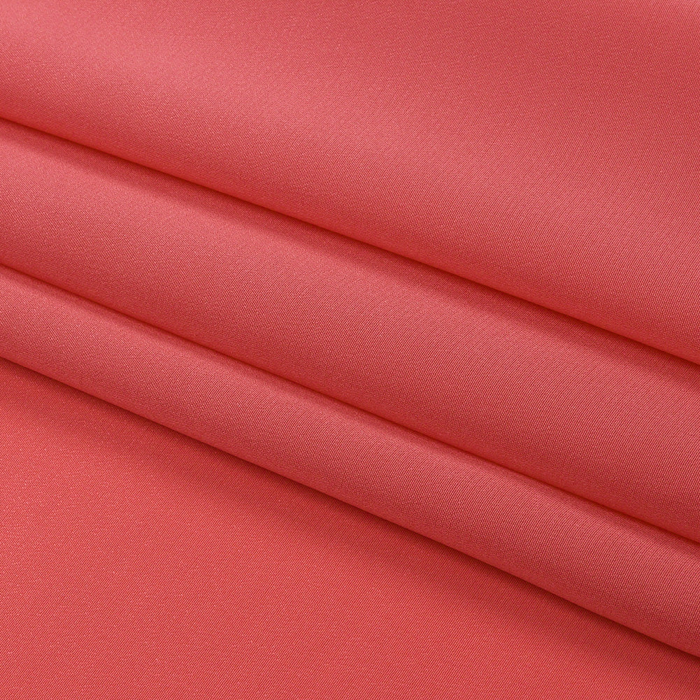 Silk Crepe de Chine - Salmon - Premium Collection - Folded