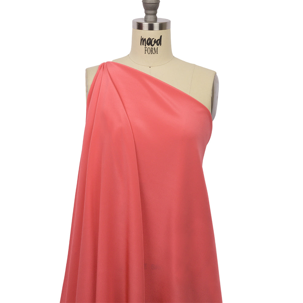 Silk Crepe de Chine - Salmon - Premium Collection - Drape