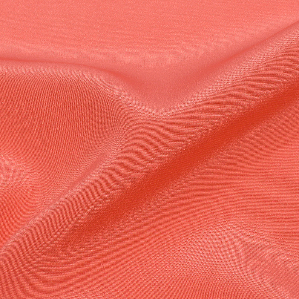 Silk Crepe de Chine - Coral - Premium Collection - Detail