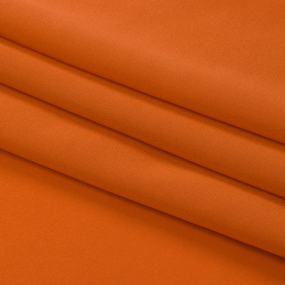 Silk Crepe de Chine - Burnt Orange - Premium Collection