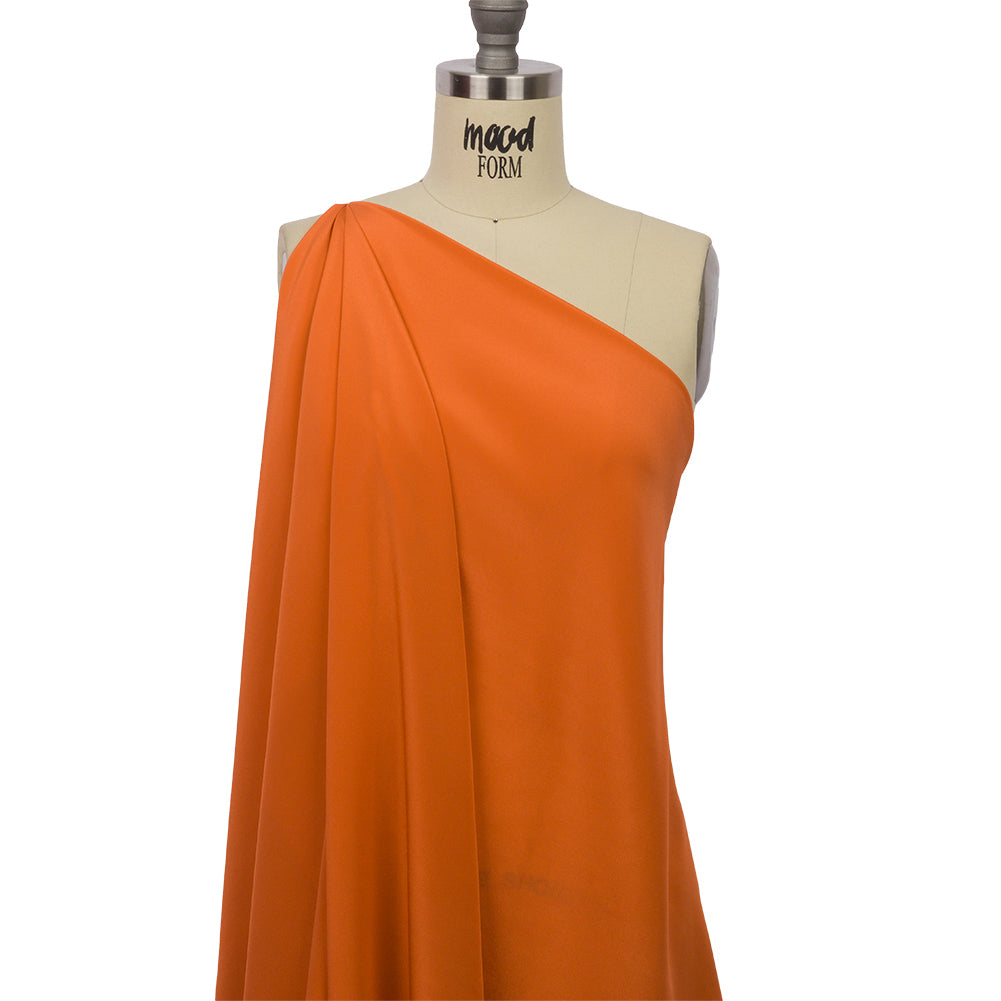 Silk Crepe de Chine - Burnt Orange - Premium Collection - Drape