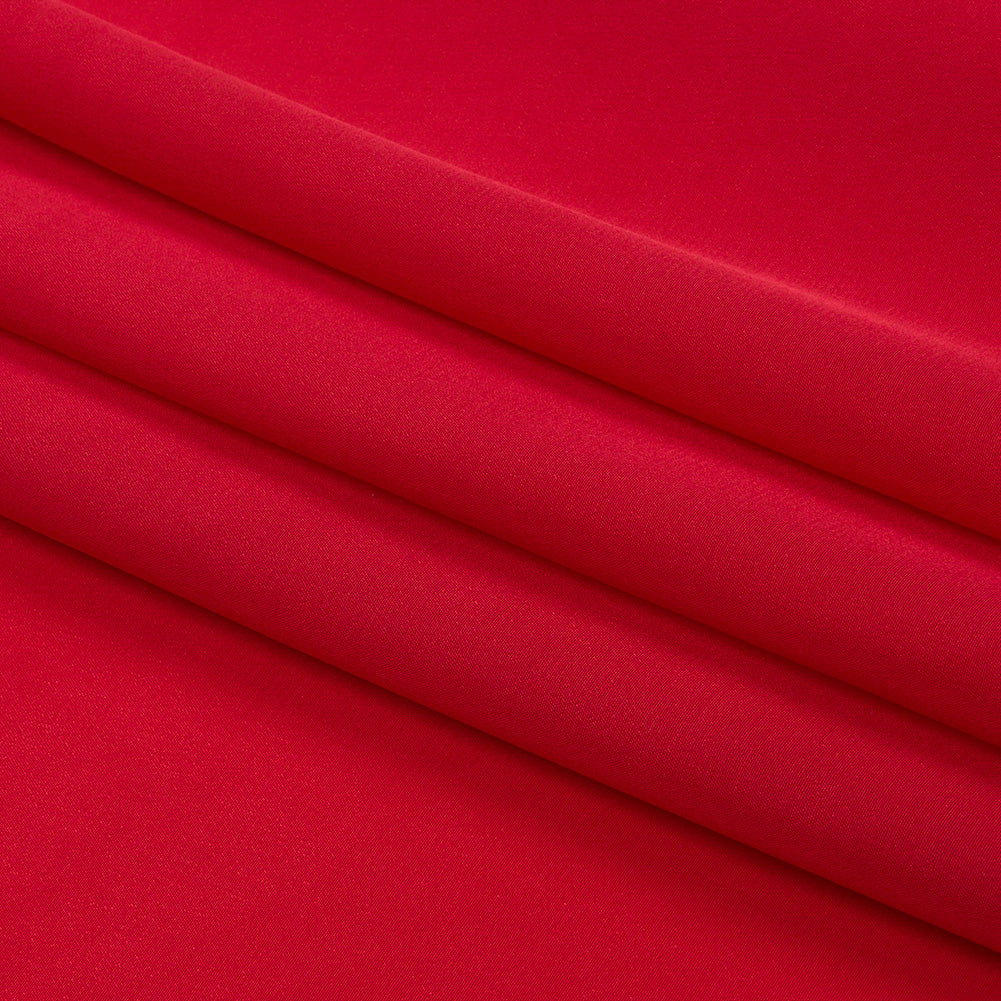 Silk Crepe de Chine - Red - Premium Collection - Folded