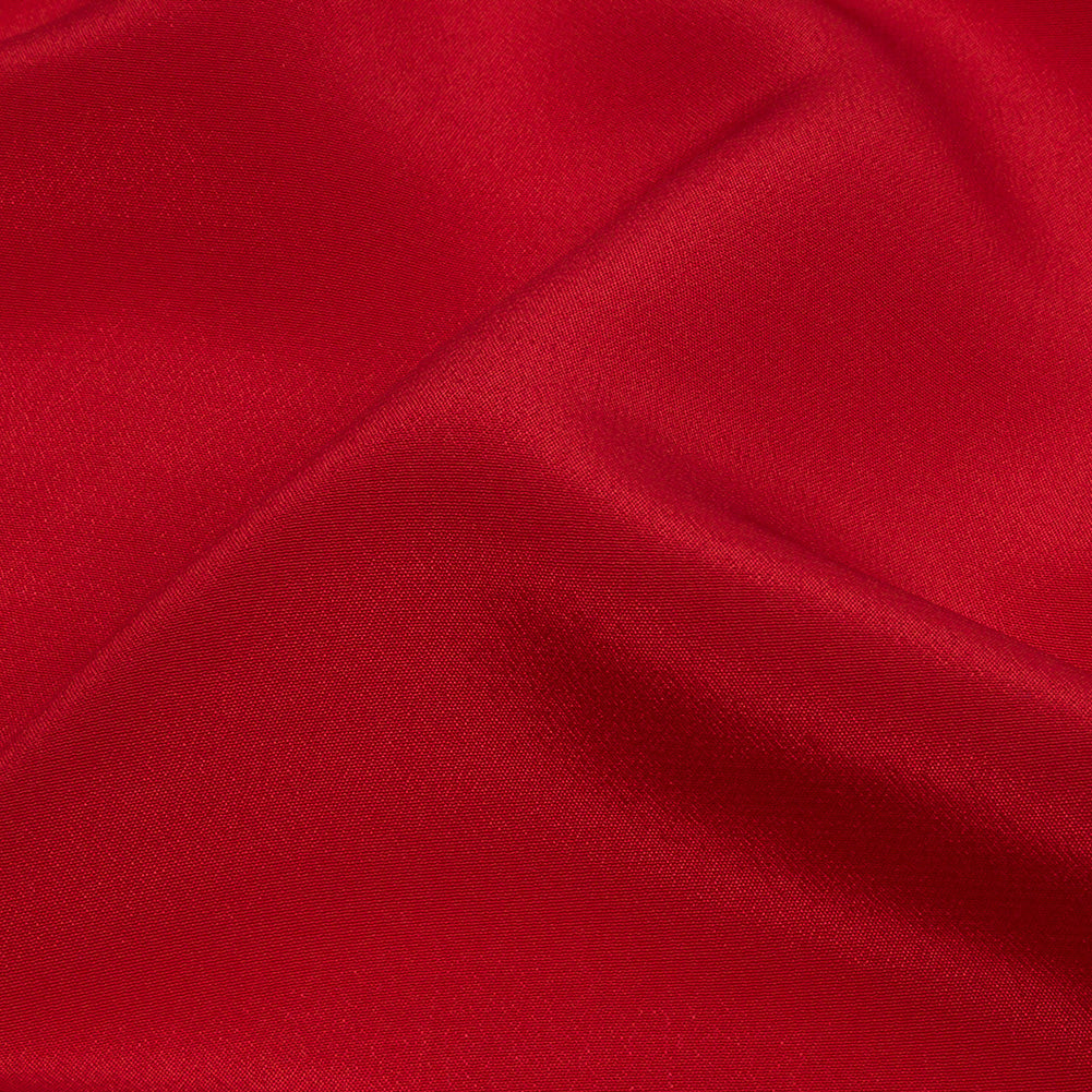 Silk Crepe de Chine - Tango Red - Premium Collection - Detail