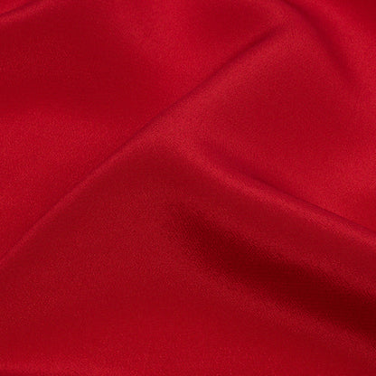 Silk Crepe de Chine - Tango Red - Premium Collection