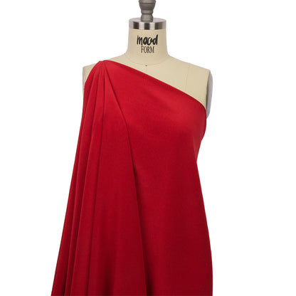 Silk Crepe de Chine - Tango Red - Premium Collection