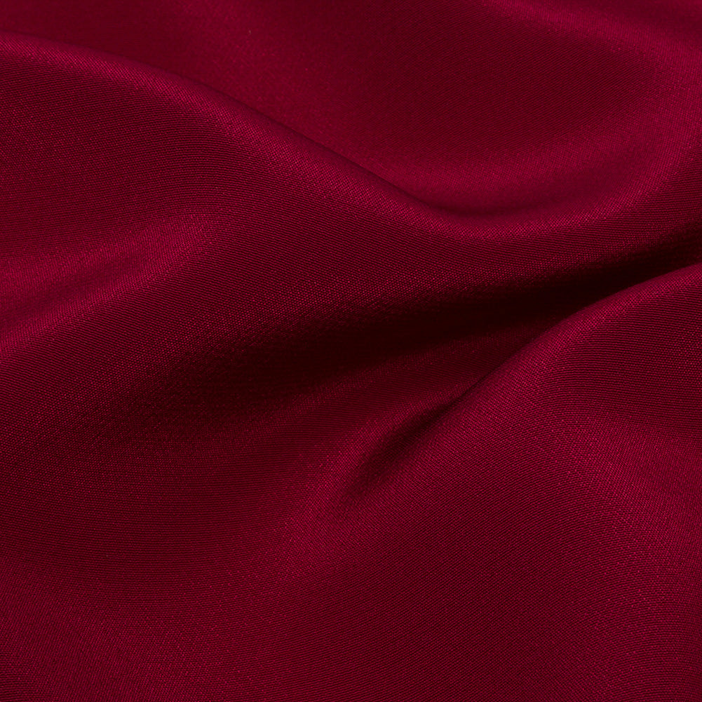 Silk Crepe de Chine - Wine - Premium Collection - Detail