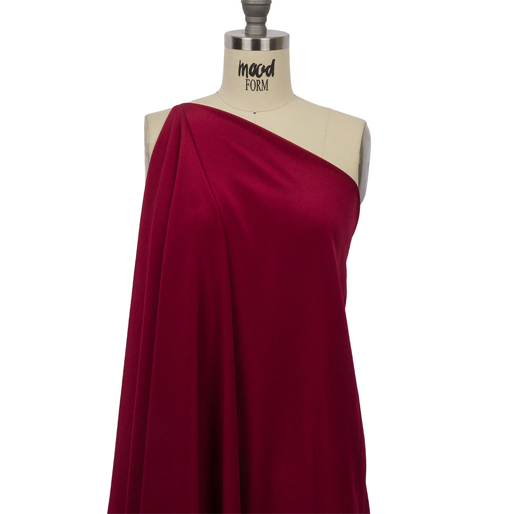 Silk Crepe de Chine - Wine - Premium Collection - Drape