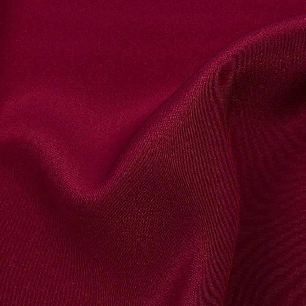 Silk Crepe de Chine - Maroon - Premium Collection - Detail