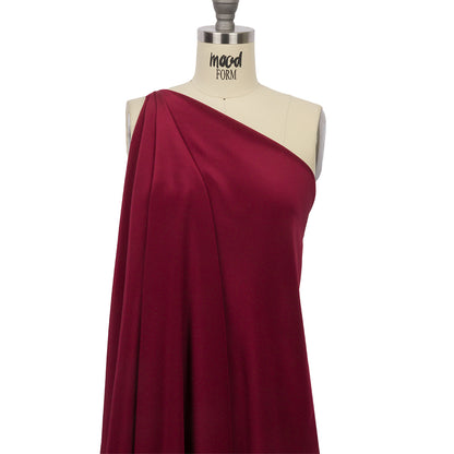 Silk Crepe de Chine - Maroon - Premium Collection