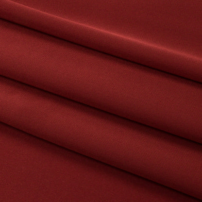 Silk Crepe de Chine - Mahogany - Premium Collection