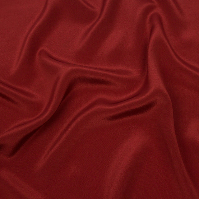 Silk Crepe de Chine - Mahogany - Premium Collection