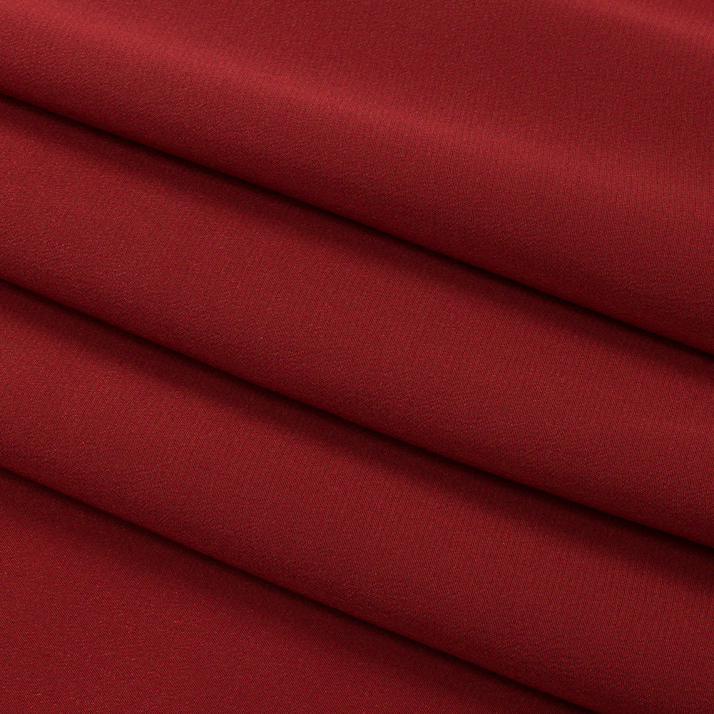 Silk Crepe de Chine - Rust - Premium Collection - Folded