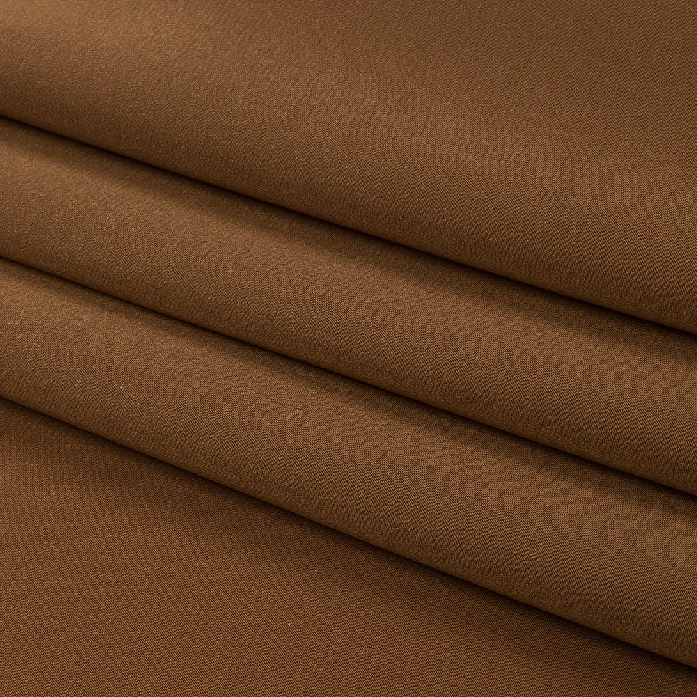 Silk Crepe de Chine - Dark Olive - Premium Collection - Folded