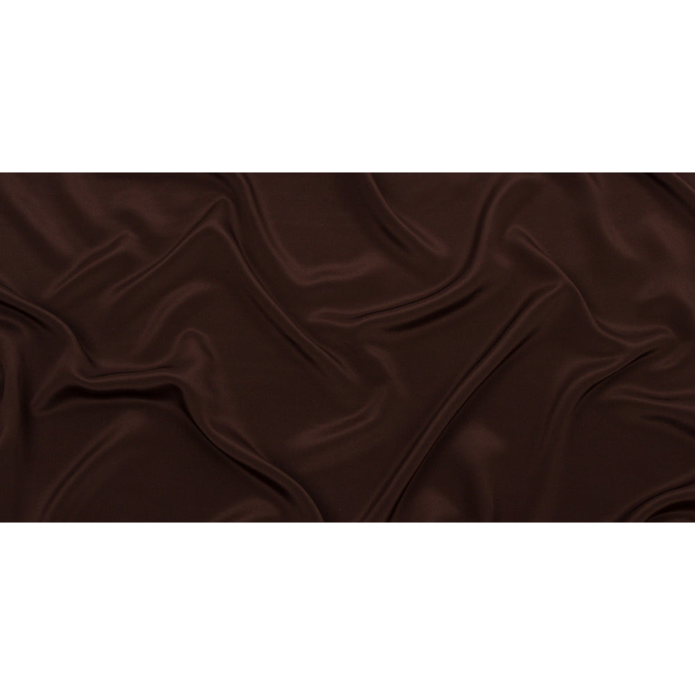 Silk Crepe de Chine - Dark Brown - Premium Collection - Full