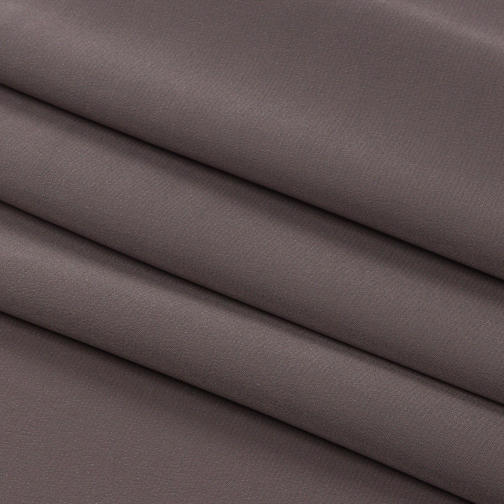 Silk Crepe de Chine - Dark Silver - Premium Collection - Folded