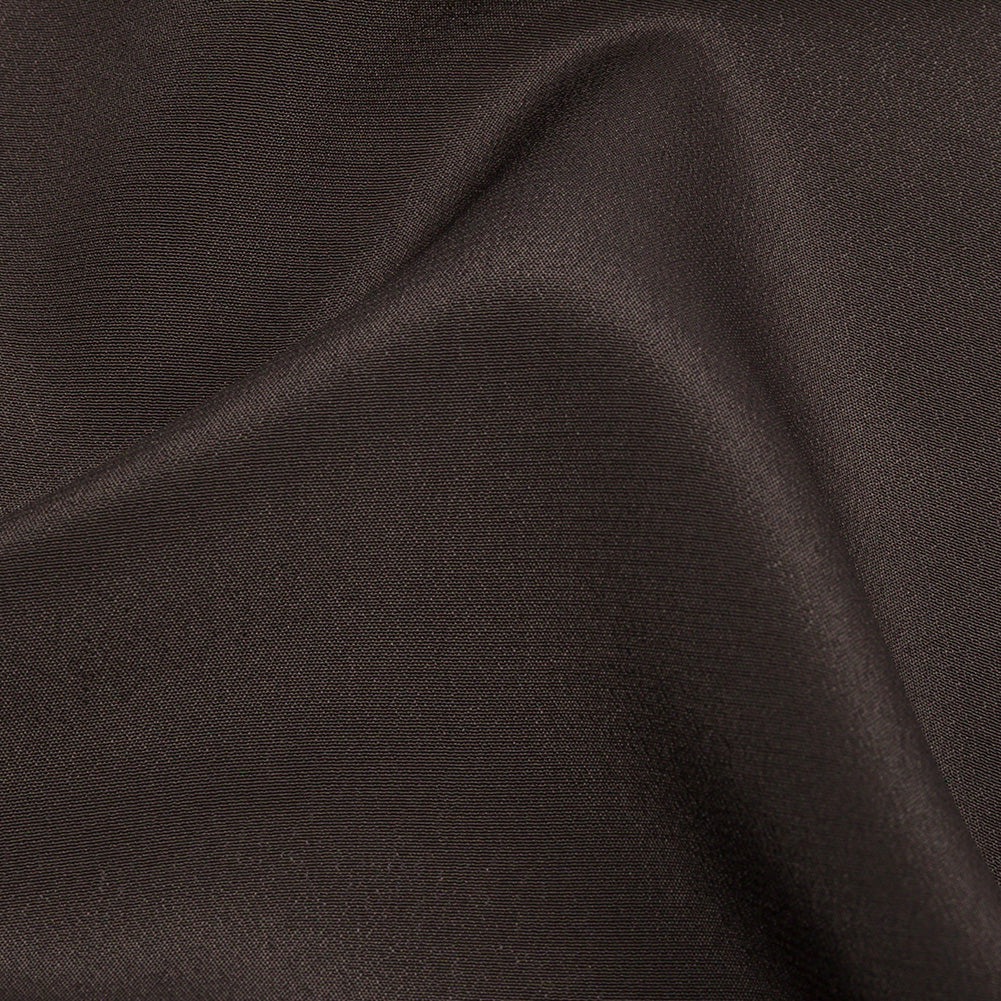 Silk Crepe de Chine - Deep Charcoal - Premium Collection - Detail