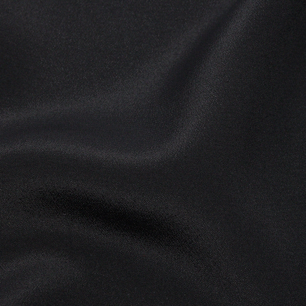 Silk Crepe de Chine - Black - Premium Collection - Detail