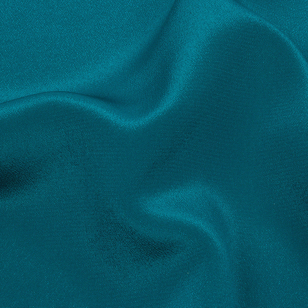 Silk Crepe de Chine - Deep Teal - Premium Collection - Detail