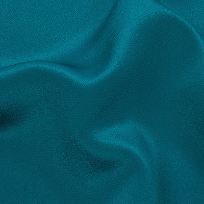 Silk Crepe de Chine - Deep Teal - Premium Collection