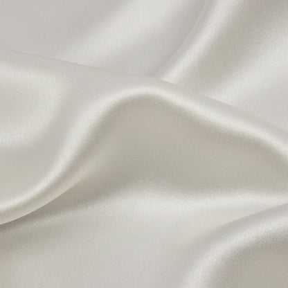 Stretch Silk Charmeuse - Antique White - Premium Collection Detail