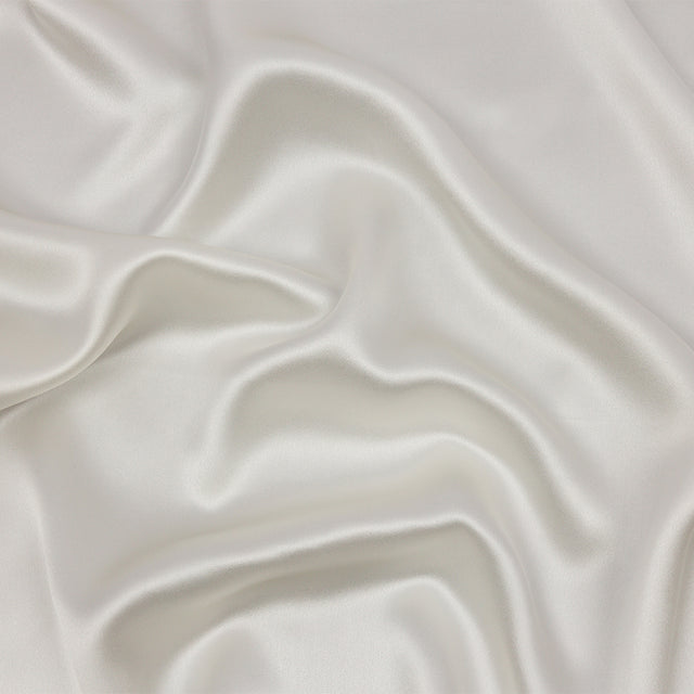 Stretch Silk Charmeuse - Antique White - Premium Collection
