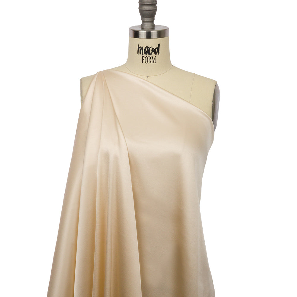 Stretch Silk Charmeuse - Tapioca - Premium Collection - Drape