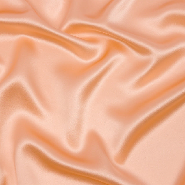Stretch Silk Charmeuse - Pale Blush - Premium Collection
