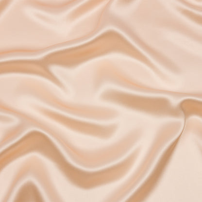 Stretch Silk Charmeuse - Cream Pink - Premium Collection