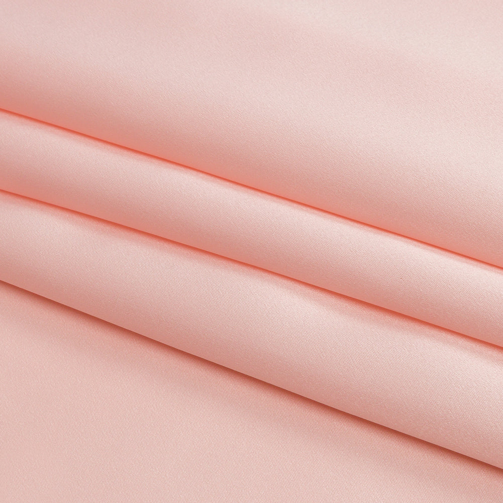Stretch Silk Charmeuse - Veiled Rose - Premium Collection - Folded