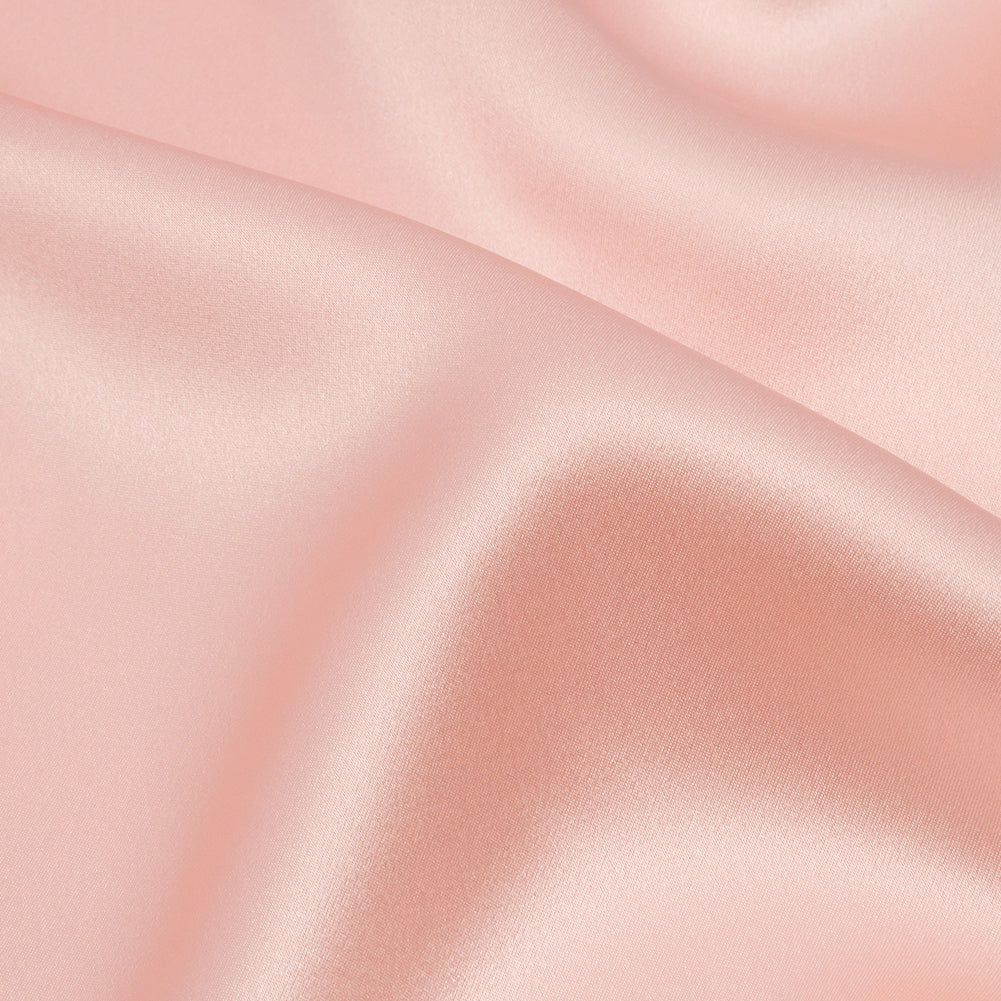 Stretch Silk Charmeuse - Veiled Rose - Premium Collection - Detail