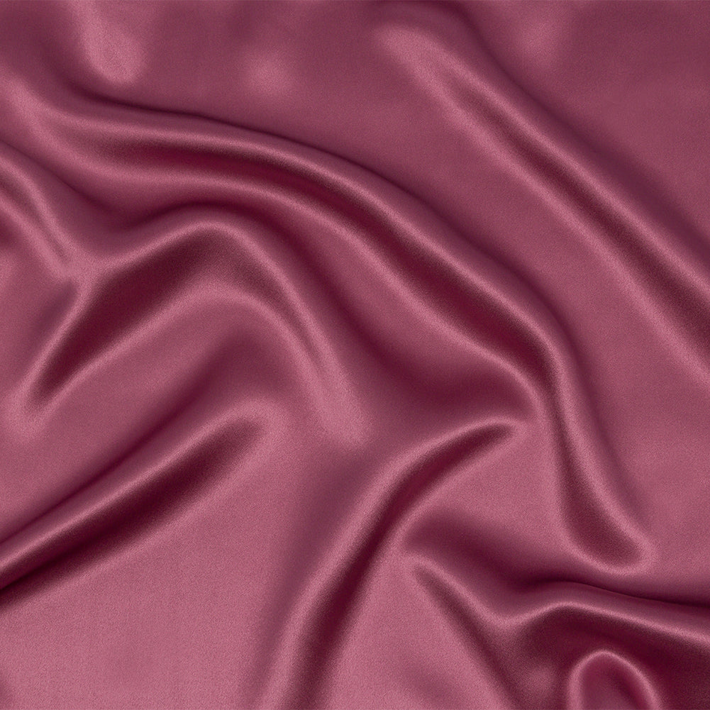 Stretch Silk Charmeuse - Crushed Berry - Premium Collection