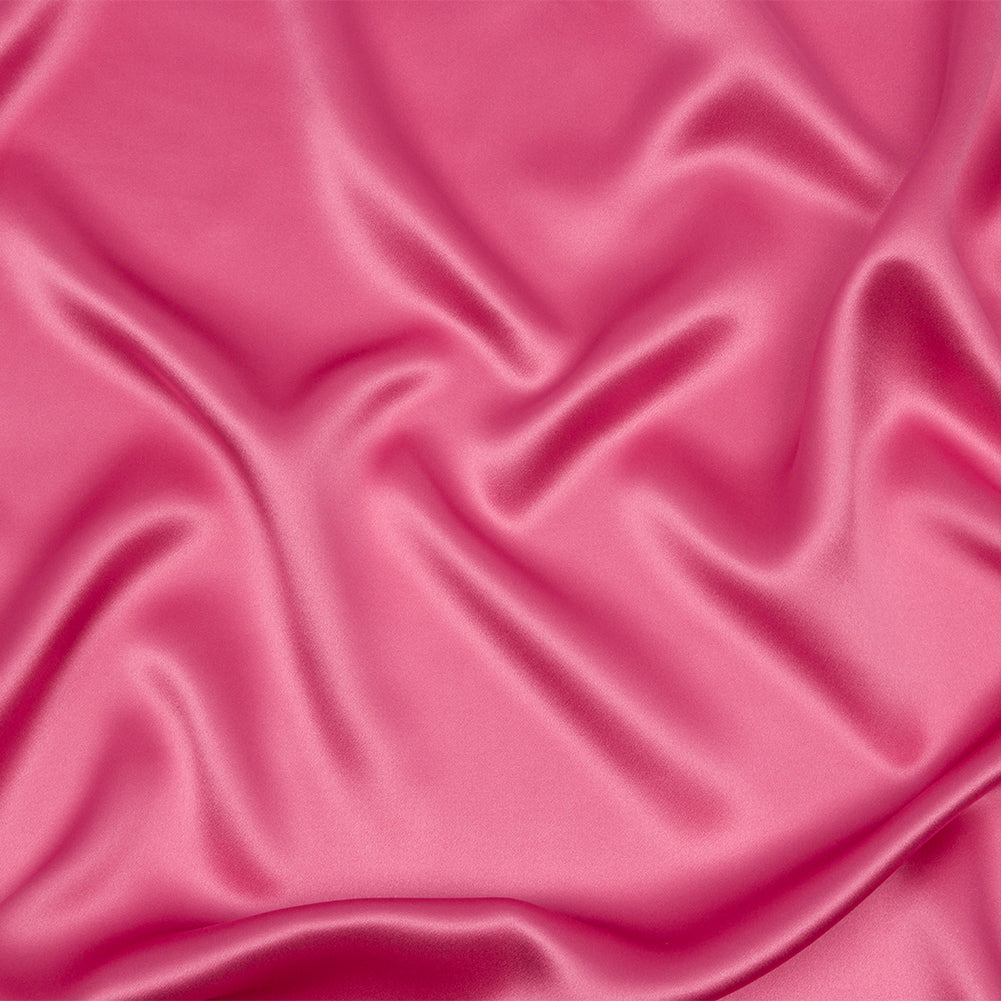 Stretch Silk Charmeuse - Rapture Rose - Premium Collection