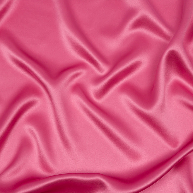 Stretch Silk Charmeuse - Rapture Rose - Premium Collection