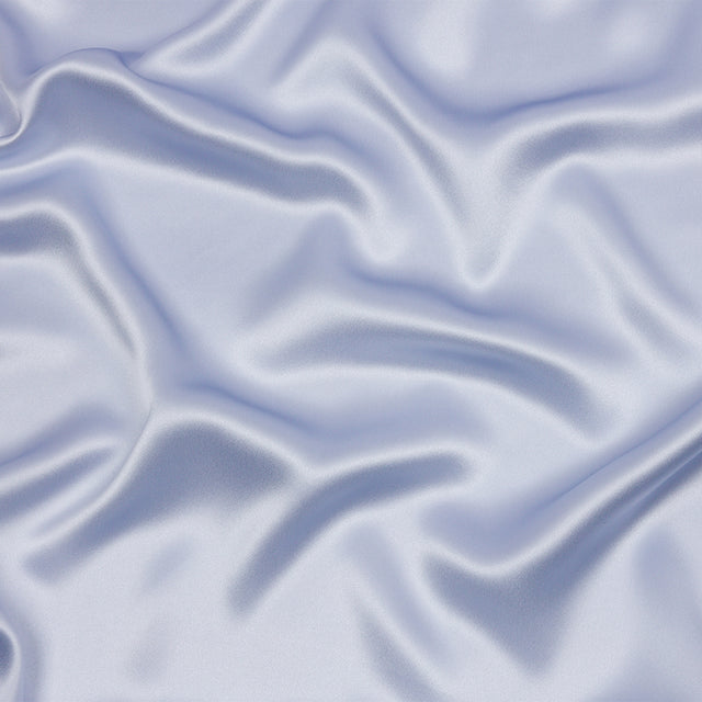 Stretch Silk Charmeuse - Icelandic Blue - Premium Collection