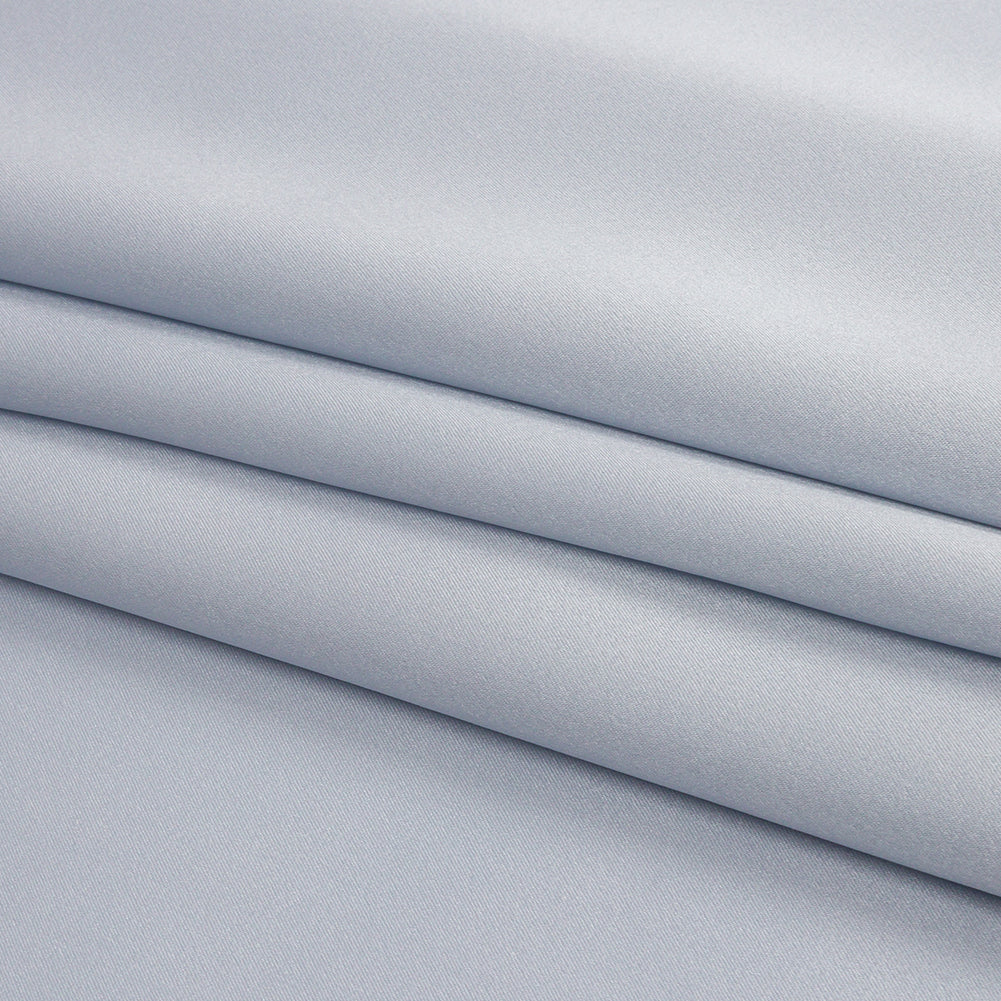 Stretch Silk Charmeuse - Gray Dawn - Premium Collection - Folded