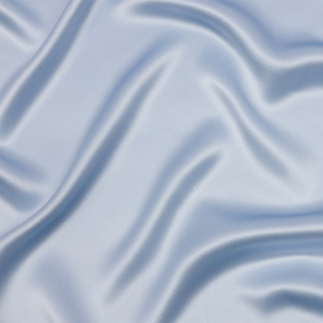 Stretch Silk Charmeuse - Baby Blue - Premium Collection