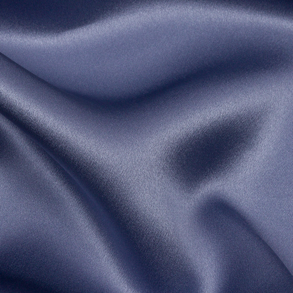 Stretch Silk Charmeuse - Infinity Blue - Premium Collection - Detail